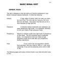 Basic Renal Guidelines - Fairfield Memorial Hospital