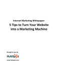 5 Tips to Turn Your Website into a Marketing Machine