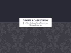 Group 4 Case study