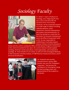 Sociology Faculty - Jacksonville State University