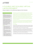 A Flexible and Scalable Lab Environment