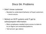 Disco SA: Problems