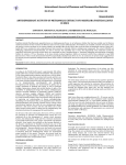 antidepressant activity of methanolic extract of passiflora foetida