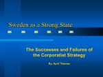 Sweden as a Strong State