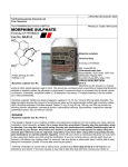 Morphine sulphate (Cas No 64-31-3)