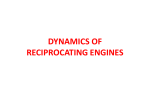 DYNAMICS OF RECIPROCATING ENGINES
