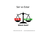 Ser vs Estar