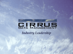 Cirrus Data Management