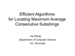 Efficient Algorithms for Locating Maximum Average Substrings