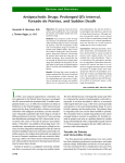 Antipsychotic Drugs: Prolonged QTc Interval, Torsade de Pointes