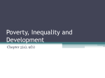 Poverty, Inequality and Development