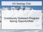 UO Geology Club - University of Oregon
