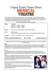Musical Theatre doc - Original Scripts Theater Company