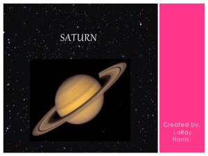 Saturn - UpWardBoundGeneralScience