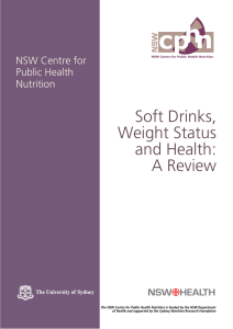 Soft drinks, weight status and health: a review