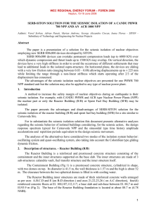 SERB-SITON SOLUTION FOR THE SEISMIC ISOLATION OF A