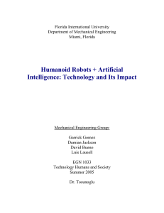 Humanoid Robots + Artificial Intelligence