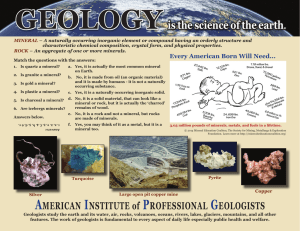 GeoloGY is the science of the earth.