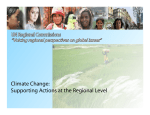 Brochure – Climate Change: Supporting Actions at the Regional Level