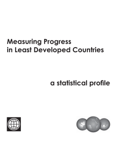 Measuring Progress in Least Developed Countries a statistical profile
