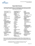 Reportable Diseases List