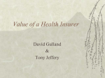 Value of a Health Insurer