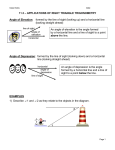 11.3 Class Notes Apps of Right Tri Trig