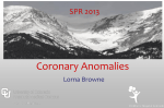 Coronary Anomalies