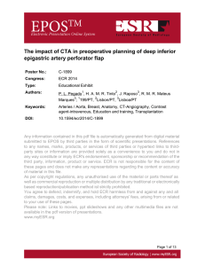 The impact of CTA in preoperative planning of deep inferior