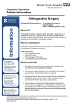 Orthognathic Surgery - Dorset County Hospital