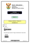 GRADE 12 NATIONAL SENIOR CERTIFICATE