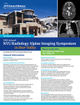 NYU Radiology Alpine Imaging Symposium 13th Annual