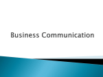 Internal Communication