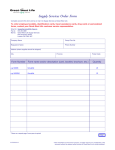 Supply Services Order Form