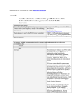 Annex IV Form for submission of information specified in Annex E to