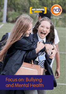 Focus on: Bullying and Mental Health - Anti