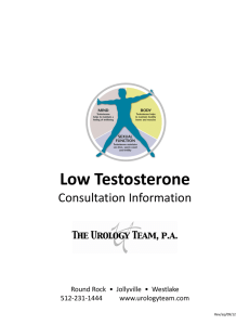 What are the causes of low testosterone?