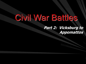 Civil War Battles - United States History