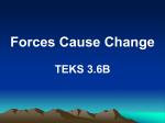 Forces Cause Change