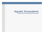 Aquatic Ecosystems - Oregon State University