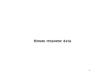 Binary response data