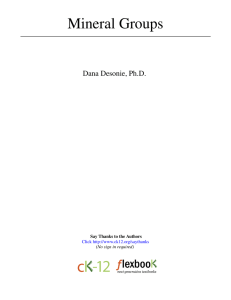 Mineral Groups - cloudfront.net
