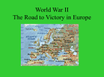 World War II The Road to Victory in Europe