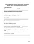 Provider Form for Re-enrollment