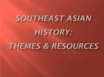 The History of Southeast Asia