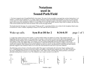 Notations used in Sound/Path/Field