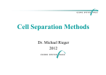 Cell Separation Methods