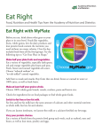 Eat Right with MyPlate