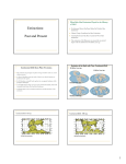 Extinctions: Past and Present