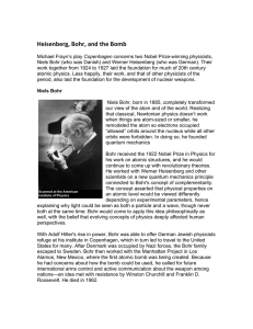 Heisenberg, Bohr, and the Bomb